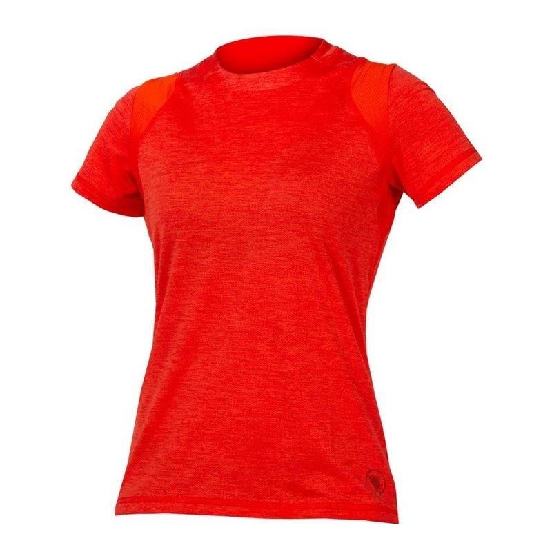 Endura Cykeltröja Dam Singletrack S/S Jersey Paprika