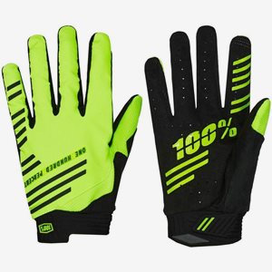 100% R-Core Gloves Fluo Yellow