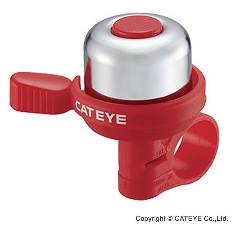 Cateye Wind Bell Brass Red Röd