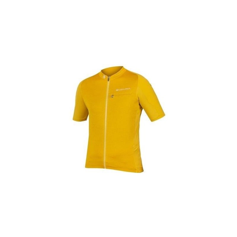Endura Cykeltröja GV500 Reiver S/S Jersey Mustard