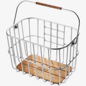 Brooks Cykelkorg Hoxton Aluminium Silver