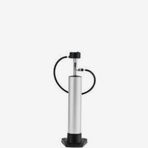 CRANKBROTHERS Klic floor pump canister silver & digital hose kit