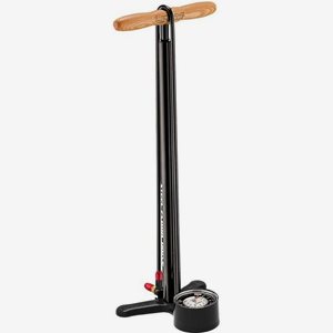 Fotpump LEZYNE, Steel Floor Drive, ABS-1 Pro 3,5", Svart