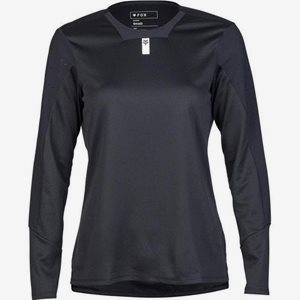Fox Cykeltröja W Defend LS Black Svart