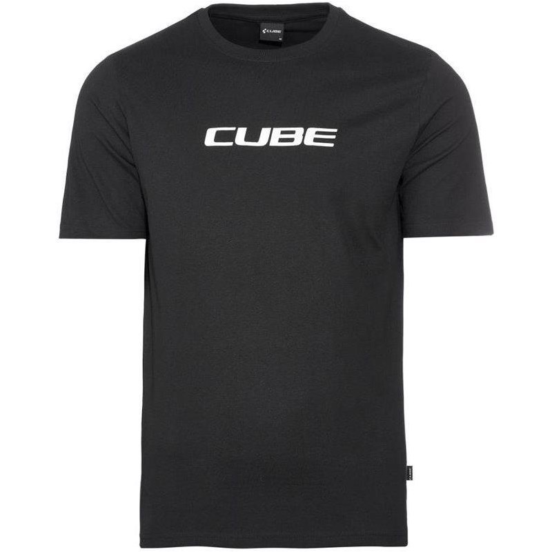 Cube Organic T-Shirt Classic Logo Men Black Svart