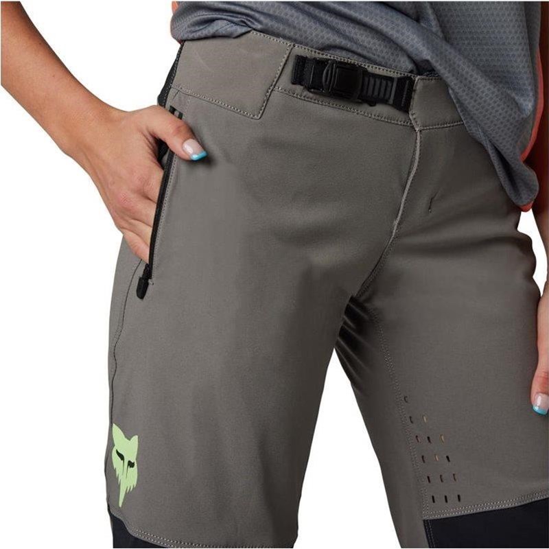 Fox Defend Race Shorts Women Pewter
