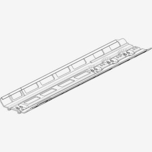 Bosch Mounting RailHorizontal for 750Wh Powertube Battery with Protec