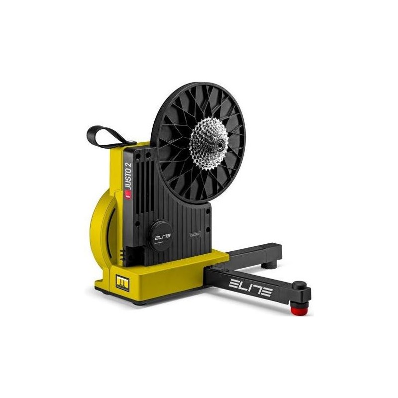 Elite Cykeltrainer Justo 2 LTD TDF Smart Trainer Gul/Svart Gul