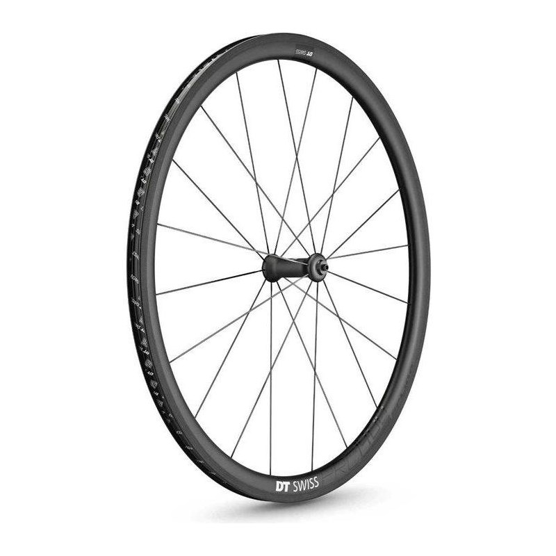 DT Swiss Framhjul Prc 1400 Spline 35 28" 5X100 mm Qr Tlr Svart