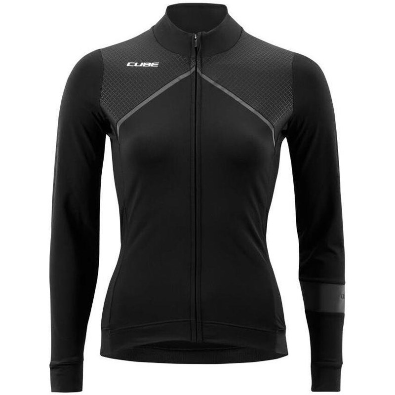 Cube Blackline LS Jersey Women Black Svart