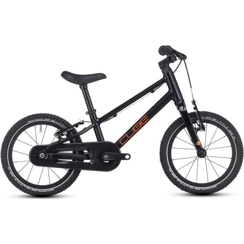 Cube Barncykel Numove 140 14 Tum Svart/Orange