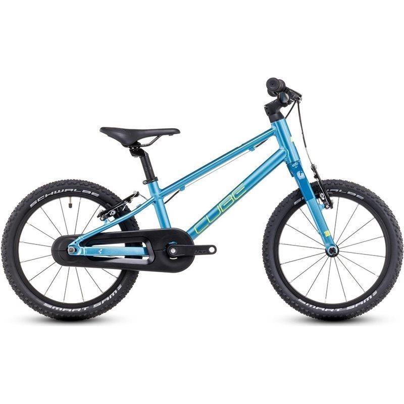 Cube Barncykel Numove 160 16 Tum Blå/Grön