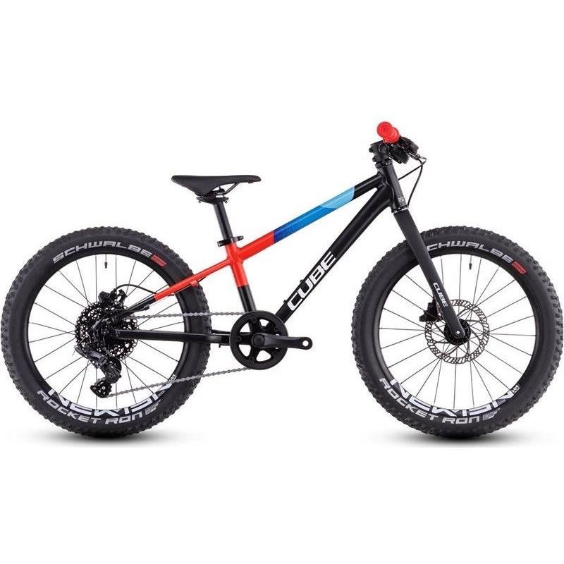 Cube Barncykel Reaction 200 Pro 20 Tum Svart/Blå/Röd