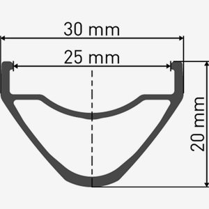 DT Swiss XM 421 Rim29" Svart