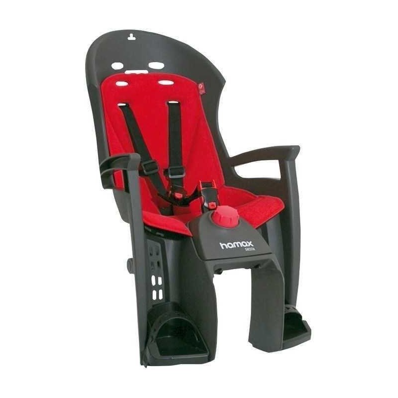 Hamax Cykelsits Siesta W/Carrier Adapter Grey W/ Red Padding