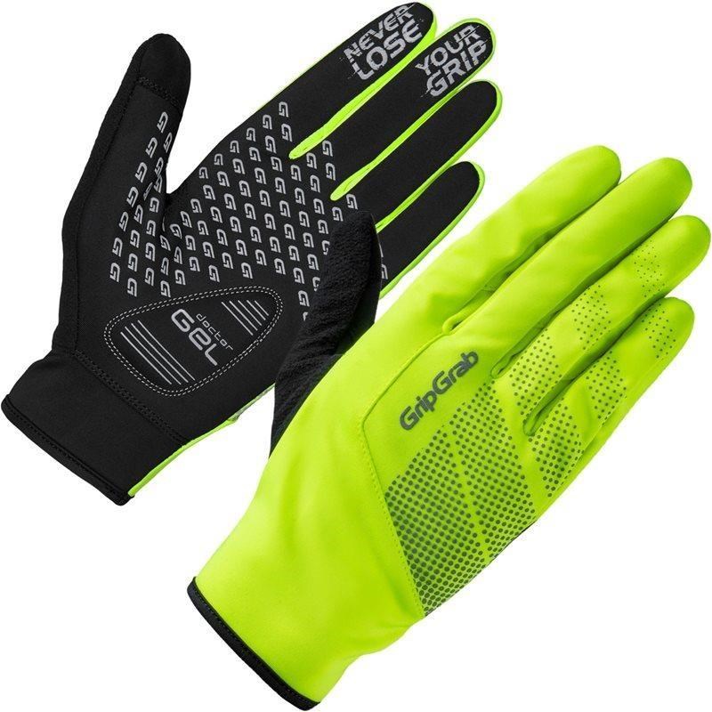 Gripgrab Cykelhandskar Ride Windproof Midseason Hi-Vis Yellow Hi-Vis