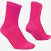 Gripgrab Cykelstrumpor Lightweight Airflow Pink Hi-Vis