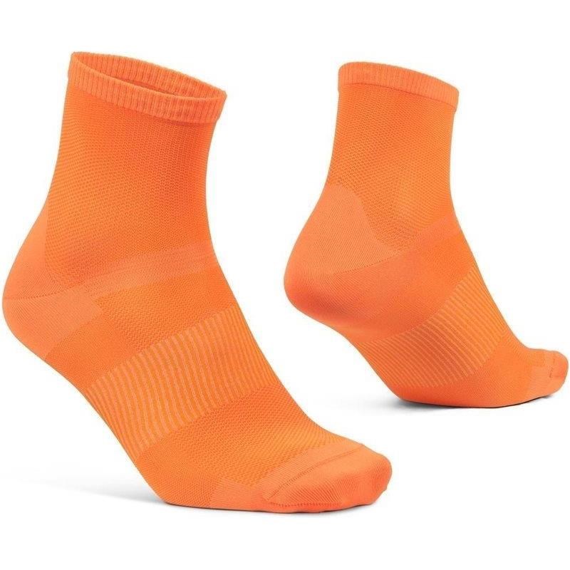 Gripgrab Cykelstrumpor Lightweight Airflow Short Orange Hi-Vis