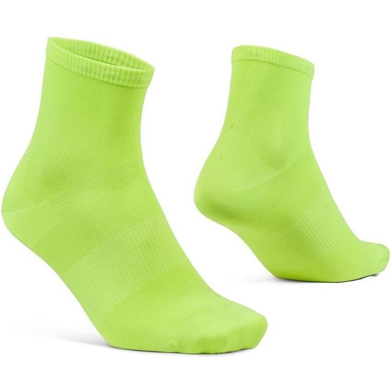 Gripgrab Cykelstrumpor Lightweight Airflow Short Yellow Hi-Vis