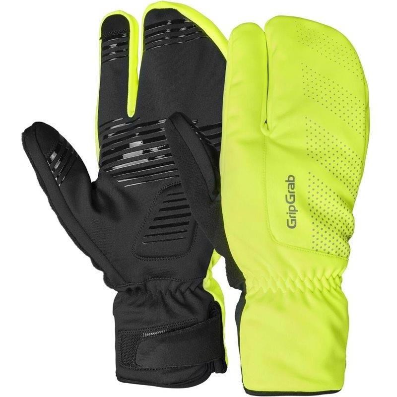 Gripgrab Handskar Ride Windproof Deep Winter Lobster Yellow Hi-Vis