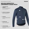 Gripgrab CykeltröjaEXPLR Merinotech Thermal Long Sleeve Jersey Navy B