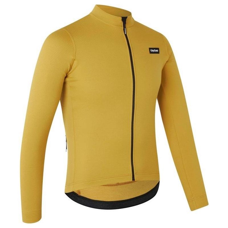 Gripgrab CykeltröjaEXPLR Merinotech Thermal Long Sleeve Jersey Mustar