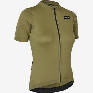 GripGrab CykeltröjaW's EXPLR Merinotech Short Sleeve Jersey Olive Gre