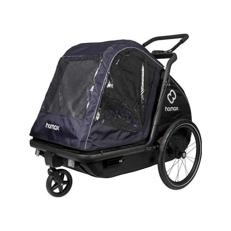 Hamax Regnskydd Pluto Rain Cover Navy Blue/Black