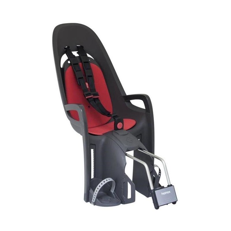 Hamax Cykelsits Zenith Med Ramfäste Grey/Red Padding