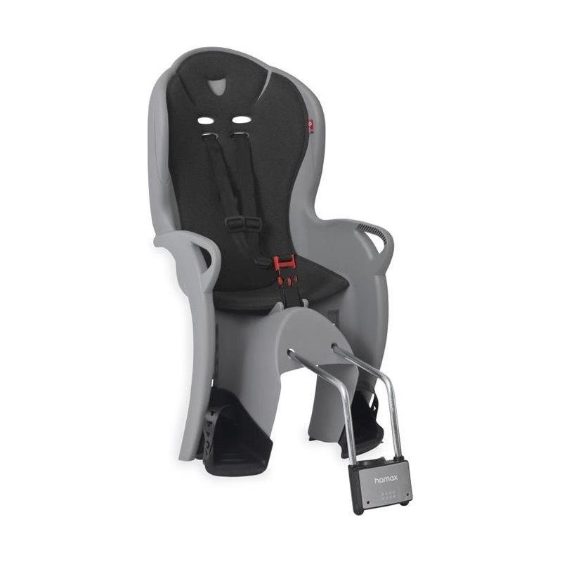 Hamax Cykelsits Kiss Med Ramfäste Medium Grey/Black Padding