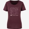 IXS Flow Contour SSTech Tee Women Raisin