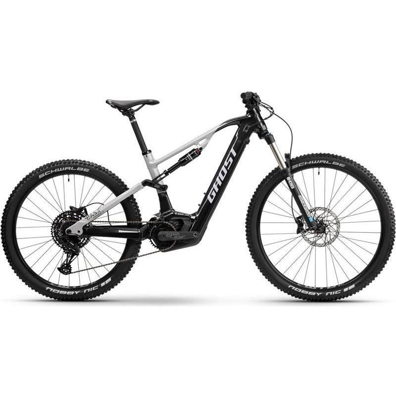 Ghost EL-MTB E-ASX 130 Universal Metallic Anthrazit/Light Grey Gloss