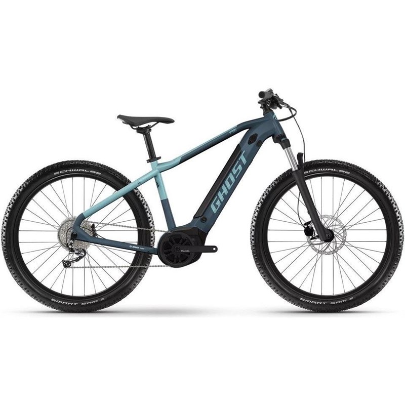 Ghost Elcykel E-Teru Essential Dark Grey/Metallic Light Blue Gloss