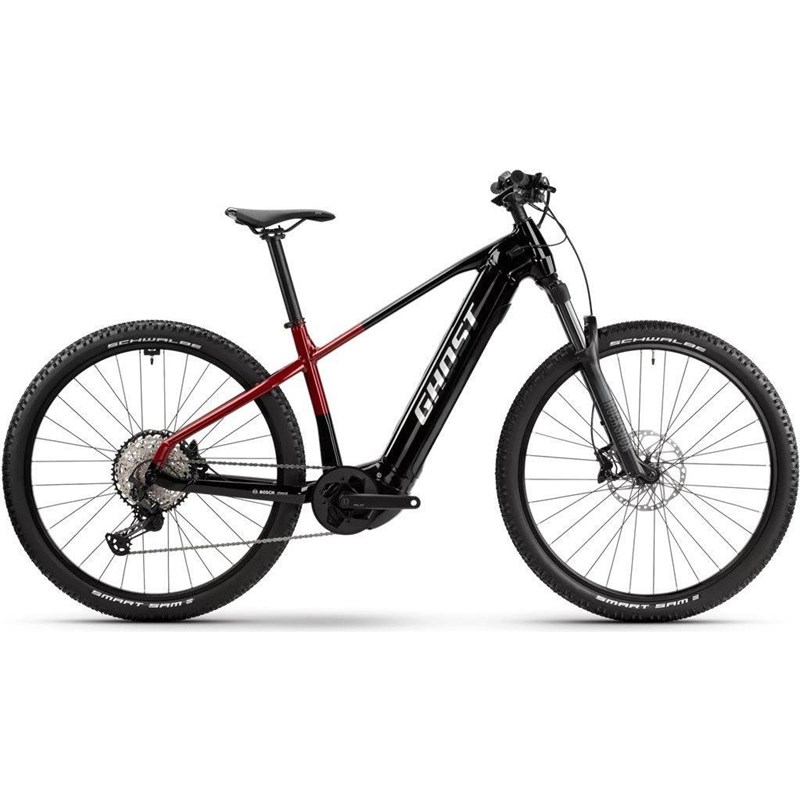 Ghost EL-MTB E-TeruPro Black/Pearl Deep Red Glossy