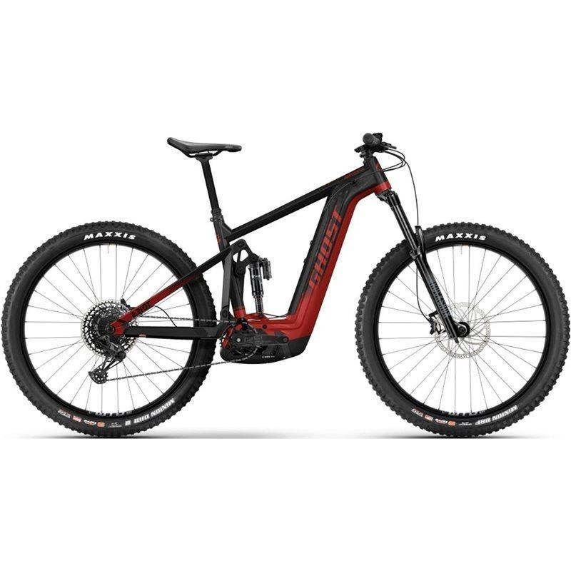 Ghost El-MTB E-RiotAM Essential Black/Pearl Deep Red Glossy