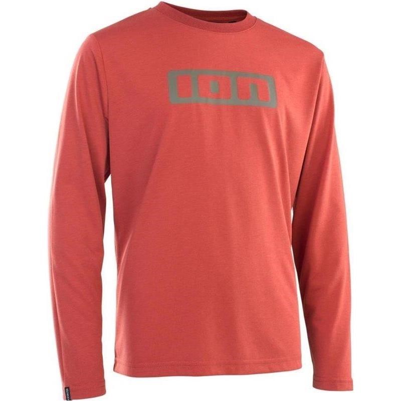 ION Logo DR Long-Sleeved Jersey Kids Spicy/Red
