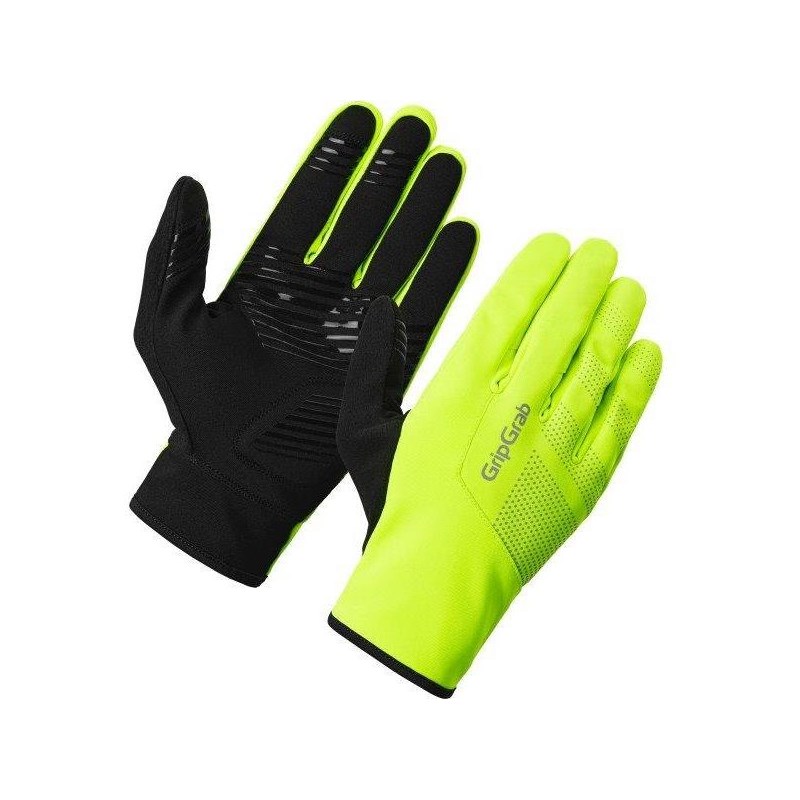 Gripgrab Cykelhandskar Ride II Windproof Spring-Autumn Yellow Hi-Vis