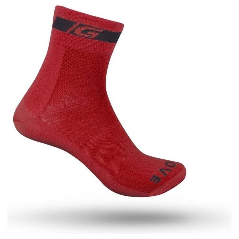 Gripgrab Cykelstrumpor Regular Cut Red Röd