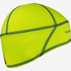 GripGrab Hjä'lmmössa Thermo Hi-Vis Spring-Autumn Skull Cap Fluo Yellow