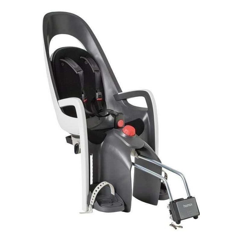 Hamax Cykelsits Caress W/Lockable Bracket Grey/White