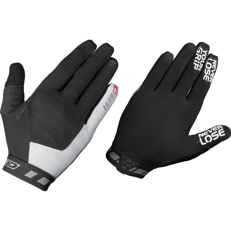 Gripgrab Cykelhandskar Vertical Insidegrip Full Finger Hi-Vis Black Sv