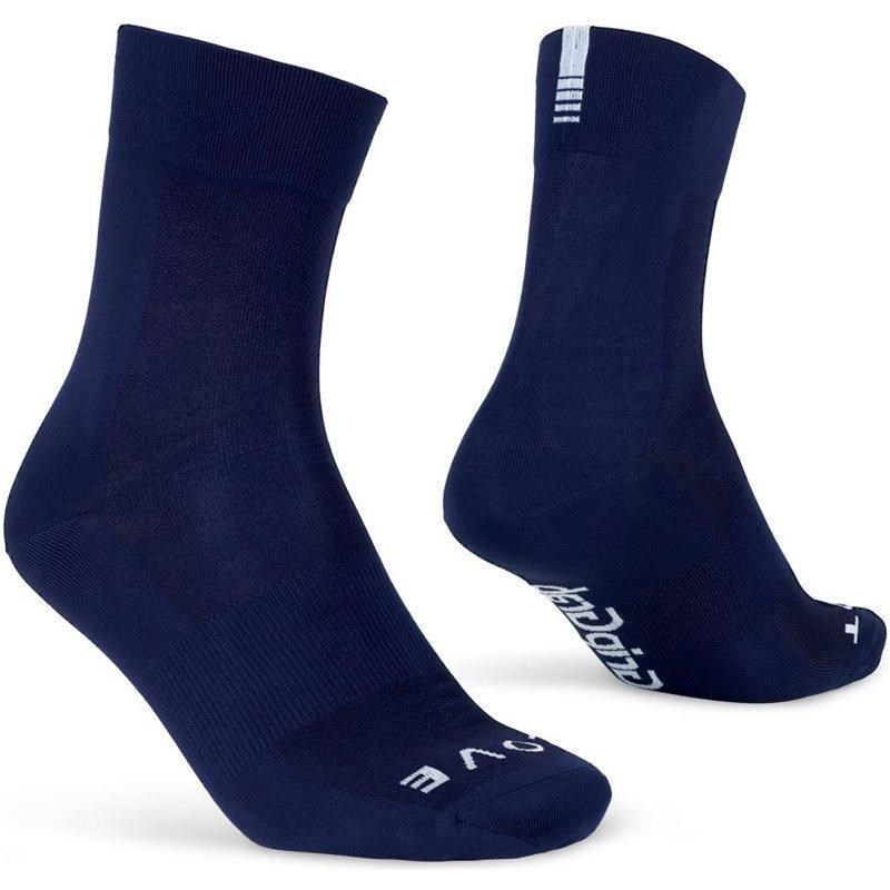 Gripgrab Cykelstrumpor Lightweight Sl Hi-Vis Navy