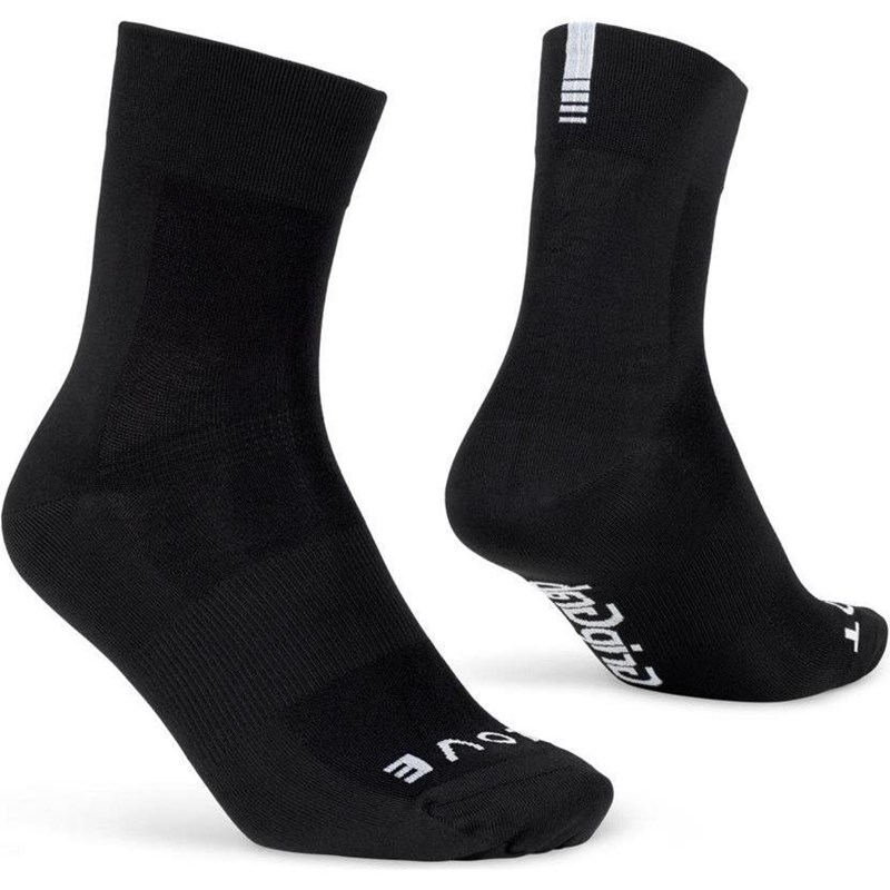 Gripgrab Cykelstrumpor Lightweight Sl Hi-Vis Black Svart