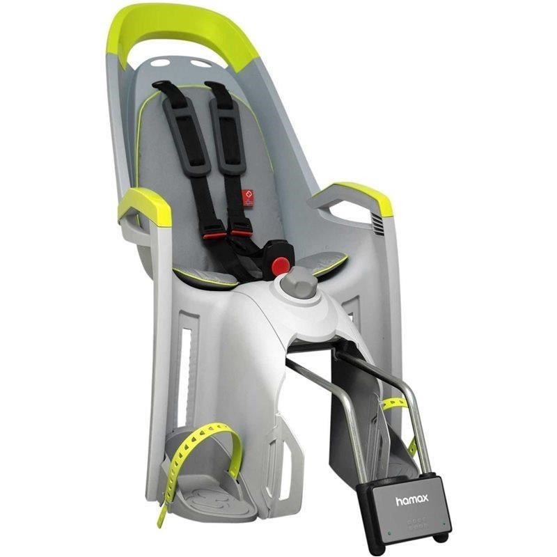 Hamax Cykelsits Amaze Med Ramfäste Grey/Lime