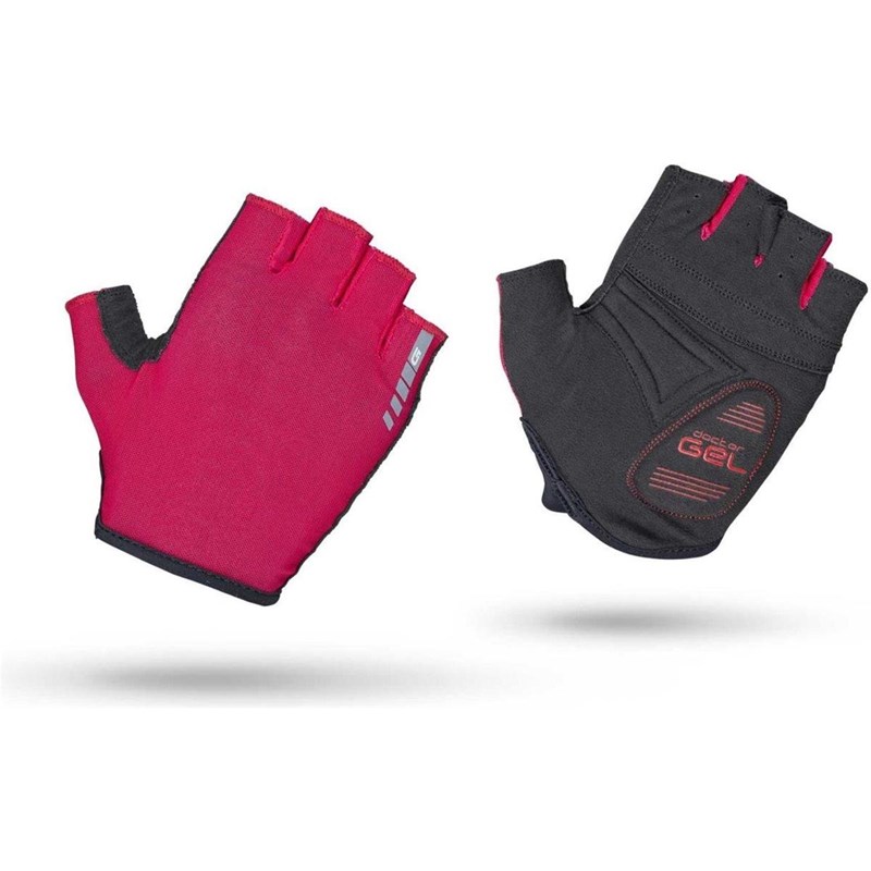 Gripgrab Cykelhandskar Solara Lightweight Padded Tan Through Red Röd