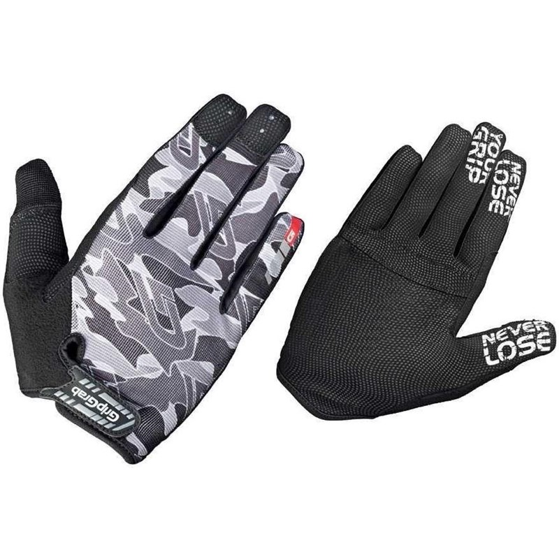 Gripgrab Cykelhandskar GripGrab Rebel Rugged Full Finger Grey Camo