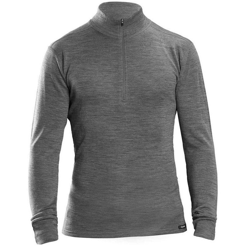 Gripgrab UnderställMerino Bamboo Half Zip Long Sleve Grå