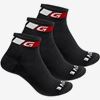 Gripgrab Cykelstrumpor Classic Low Cut 3Pack Black Svart