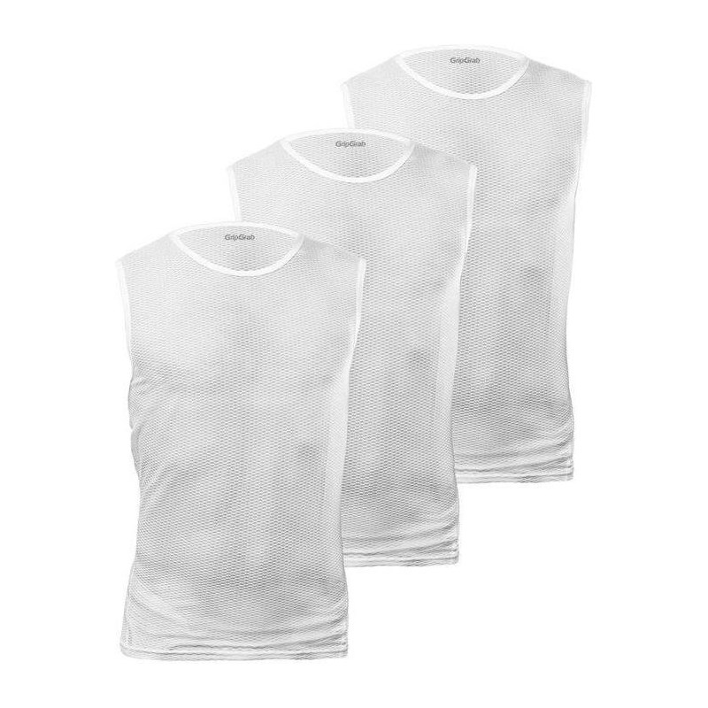 Gripgrab UnderställUltralight Mesh Sleeveless Base Layer 3-Pack  Whit
