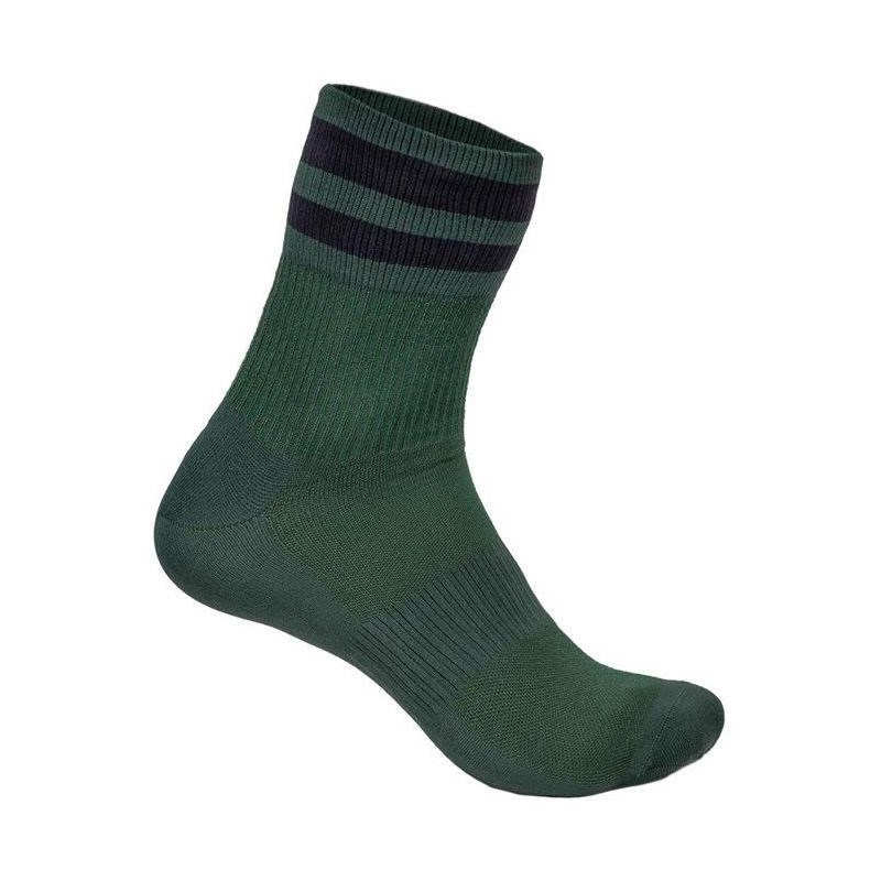 Gripgrab Cykelstrumpor Original StripesCrew Green Grön